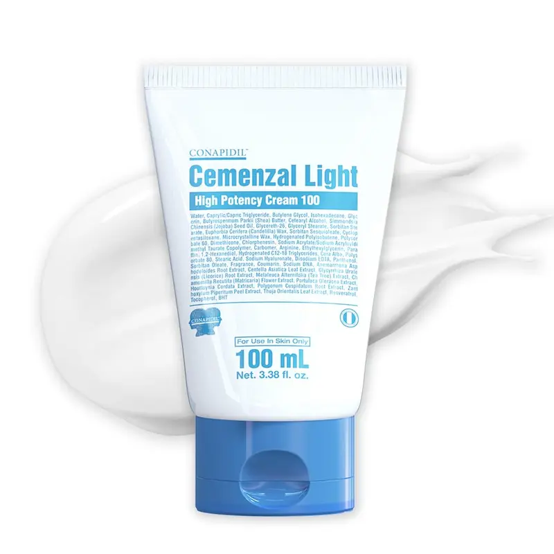 Cemenzal Light – Volufiline 5 000 ppm & Centella Asiatica | Hydratant coréen pour barrière cutanée et volume | CONAPIDIL