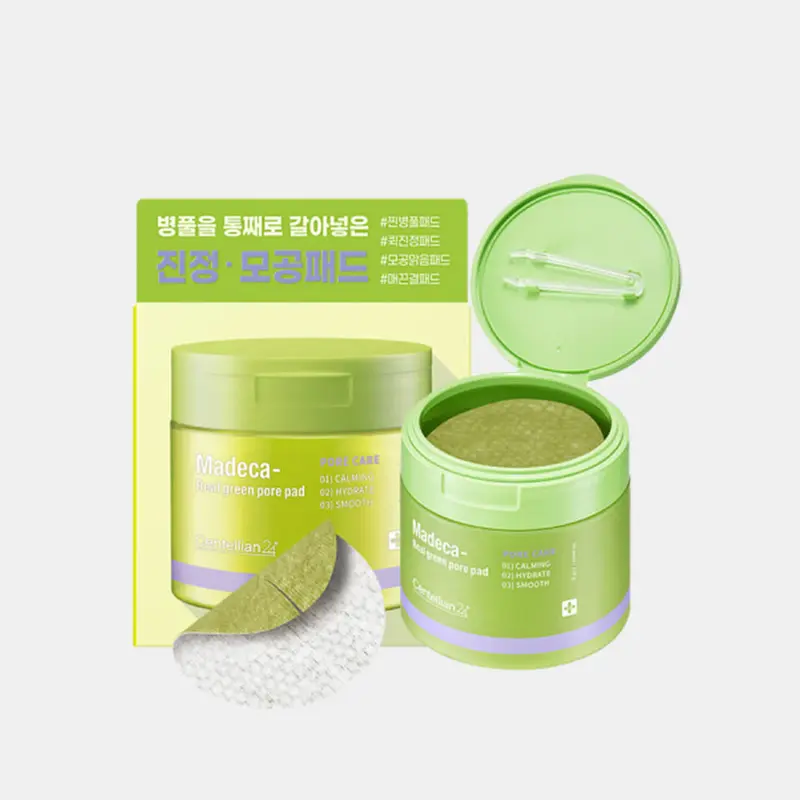 CENTELLIAN24 Madeca Real Green Disques Exfoliants pour les Pores 170 g/60 unités