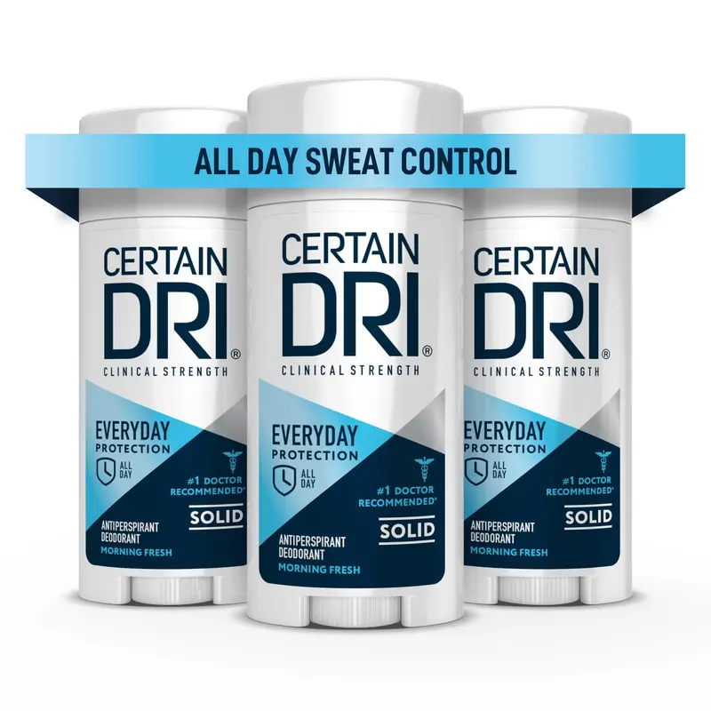 Certain Dri Everyday Strength Antitranspirant – Protection 72h, Pack de 3
