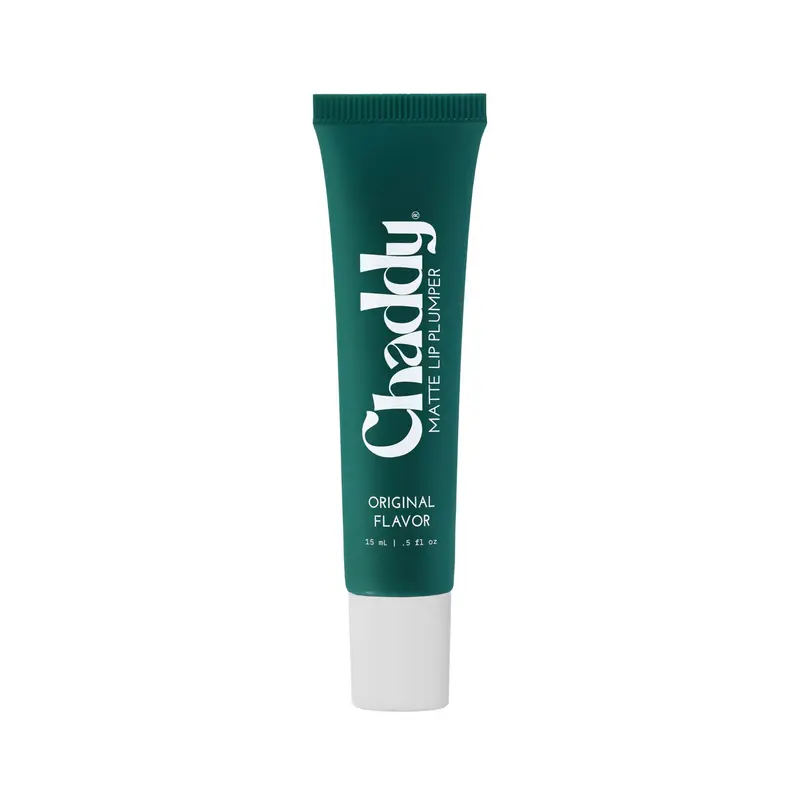 Chaddy Matte Lip Plumper — Hydratant avec Acide Hyaluronique | Lèvres Pulpeuses et Soin Naturel - 0,5 fl.oz (Saveur Originale)