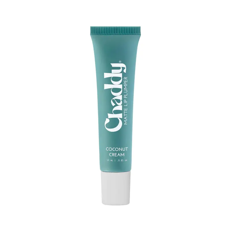 Chaddy Matte Lip Plumper – Hydratant pour les Lèvres avec Acide Hyaluronique | Lèvres Pleines Naturelles - 15 ml (Coco Crème)