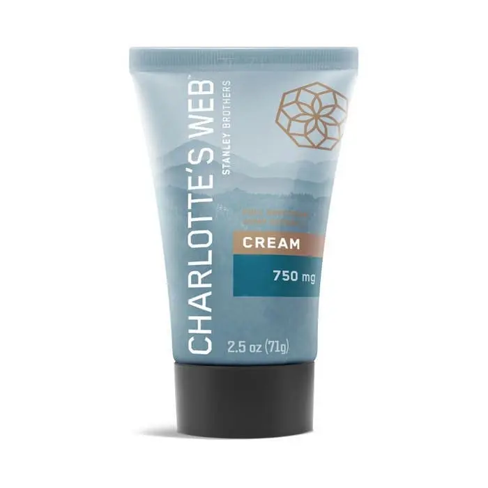 Charlotte's Web Crème de chanvre sans parfum — 75 ml, hydratante, végan et sans cruauté