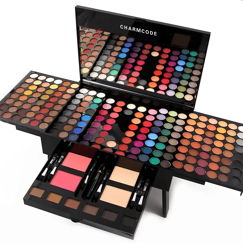 CHARMCODE Palette Maquillage Tout-en-Un 190 Teintes – Ombres, Blush, Concealer, Eyeliner