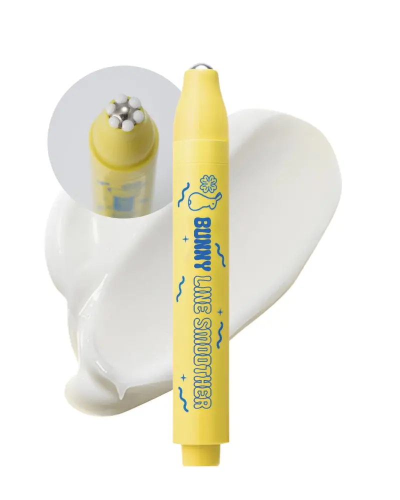 CHASIN' RABBITS Roller Soin Contour des Yeux Bunny Line – Crème Yeux Vegan, Acier Inox, 15 ml
