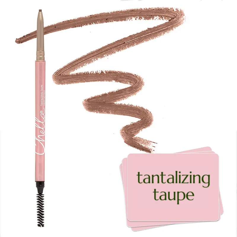Chella Crayon Sourcils Taupe – Définir, Remplir & Mélanger Avec Pointe Fine | Longue Tenue Étanche