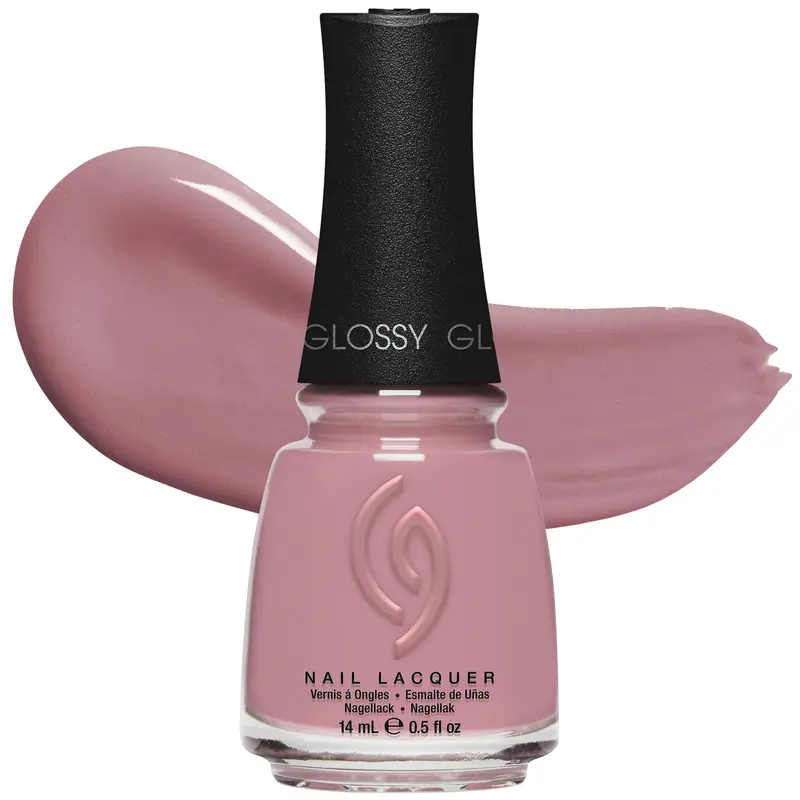 China Glaze Kill the Lights – Vernis Nude Rose, Séchage Rapide, Résistant aux Éclats, Fini Brillant, 0,5 oz