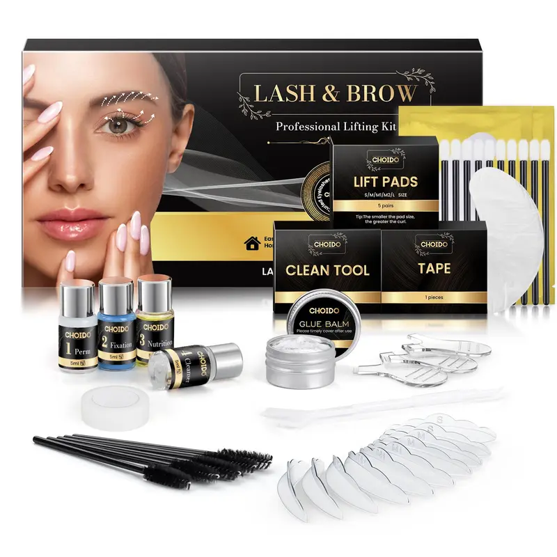 Choido Kit Réhaussement-Cils et Lamination-Sourcils 2-en-1