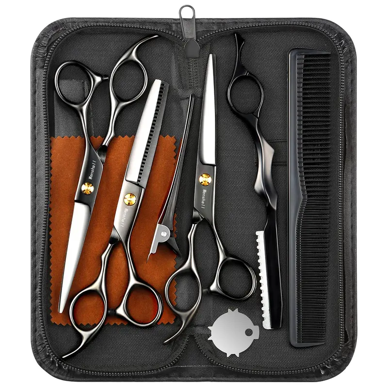 Ciseaux cheveux professionnels Wenshall 6,89 pouces – ensemble salon polyvalent et amincissement