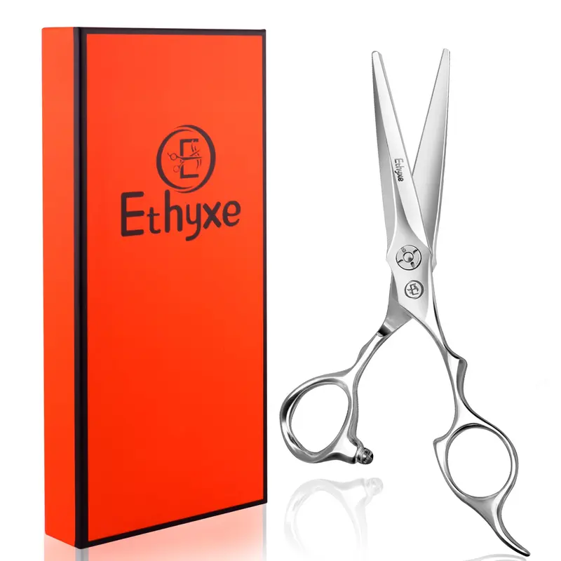Ciseaux de coiffure professionnels Ethyxe – Lames 440C ultra tranchantes pour des coupes précises