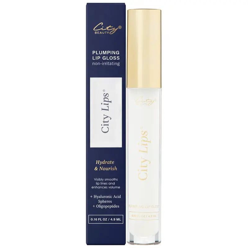 City Lips Clear - Vernis à lèvres repulpant et hydratant City Beauty
