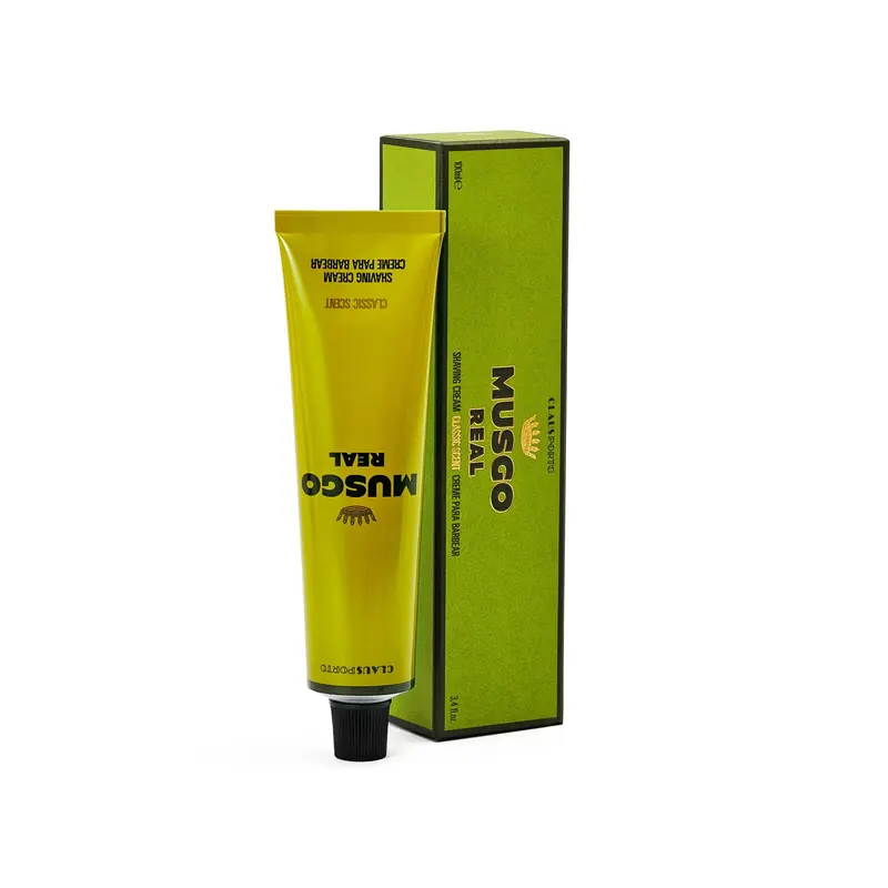 Claus Porto Musgo Real Crème de Rasage Classique – Senteur Classique, Apaise et Hydrate la Peau (100 ml)