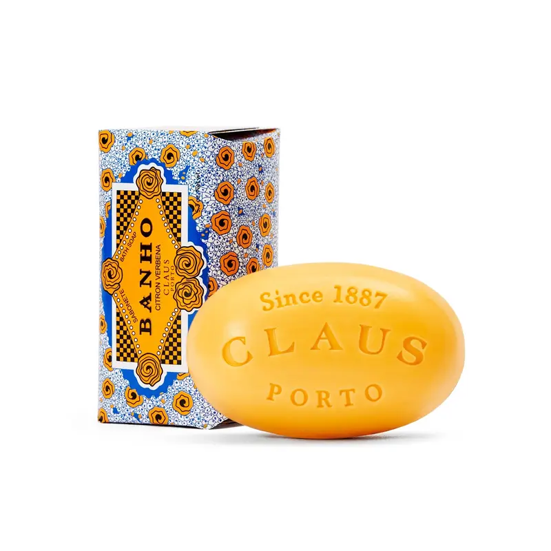Claus Porto – Savon Banho Citron Verveine pour Homme et Femme | Doux, Nettoyant et Hydratant | 150 g
