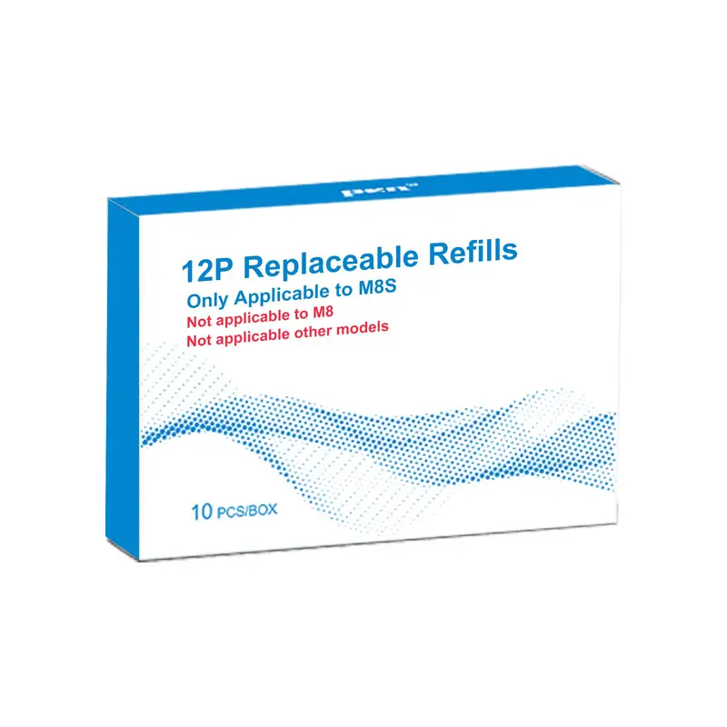 CLETINA – 10 Pièces Cartouches Remplaçables M8S/A8S/A9 (12P)