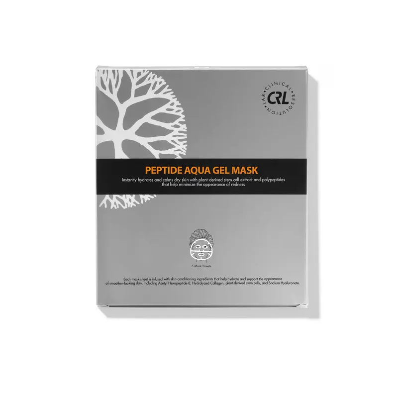 Clinical Resolution CRL Masque Gel Aqua – Hydratation Instantanée, Apaisement et Fraîcheur (Lot de 5)