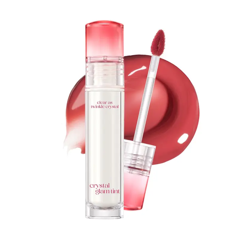 CLIO Crystal Glam Tint – Fini brillant, léger et longue tenue (001 Pomme Vintage)
