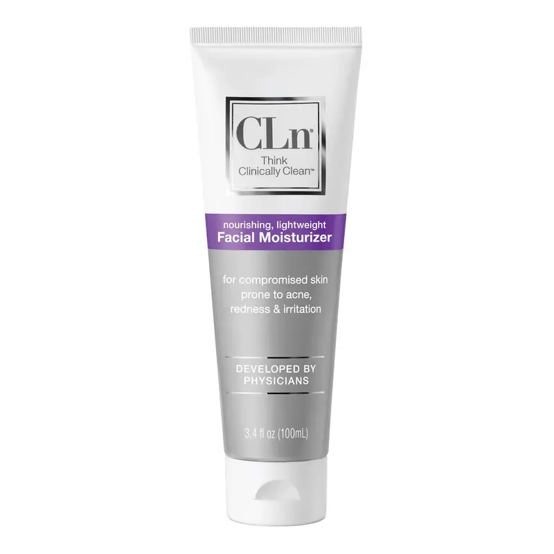CLn® Hydratant Visage – Apaise la peau, réduit les rougeurs et hydrate sans obstruer les pores | Testé dermatologiquement, 3,4 oz (100 ml)