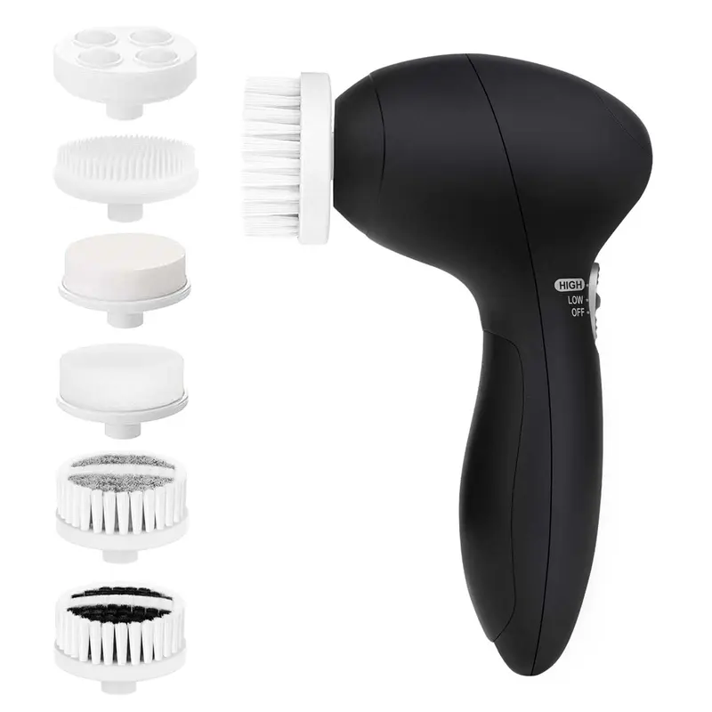 CLSEVXY – Brosse Visage Électrique 6 en 1, Nettoyage en Profondeur et Massage