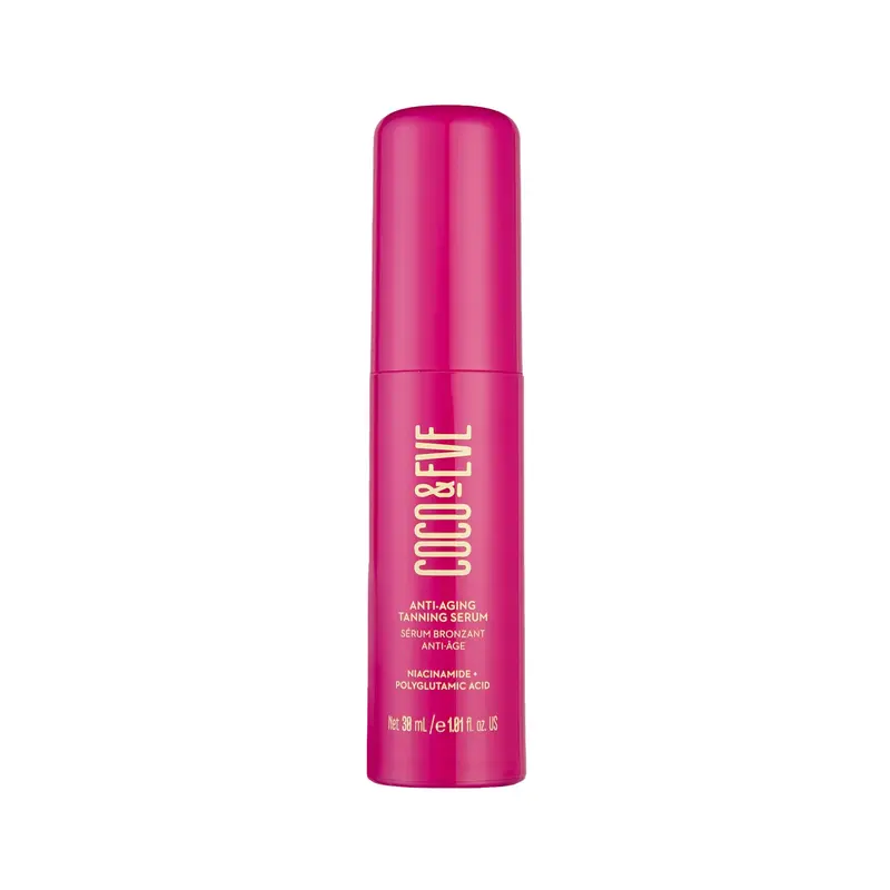 Coco & Eve Sérum bronzant anti-âge – Auto-bronzant visage hydratant avec niacinamide