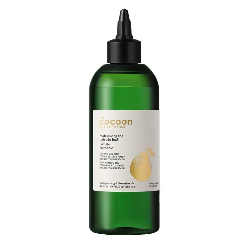 COCOONORIGINAL Cocoon Pomelo Oil Hair Tonic – Sérum capillaire végan pour cuir chevelu et cheveux fragiles | 312 ml