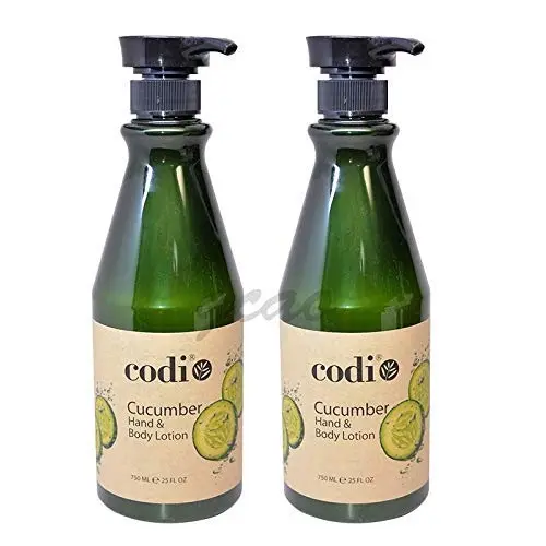 CODi Lotion Concombre pour Mains et Corps – 750 ml, Pack de 2