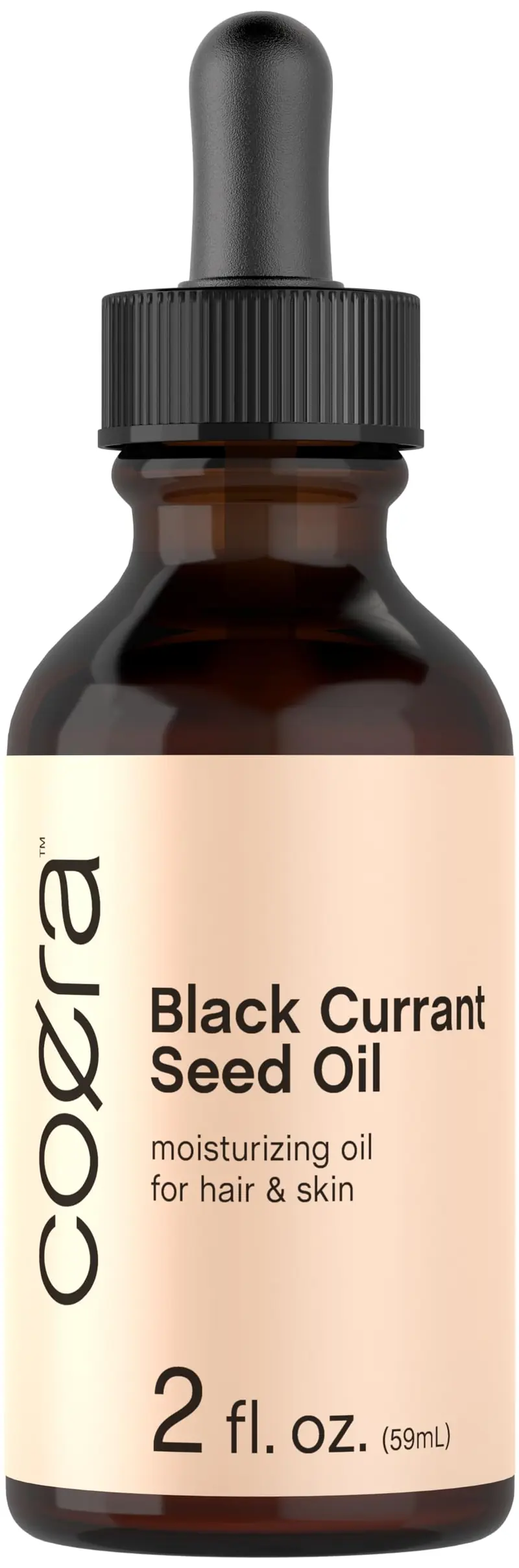 Coera Huile de Graine de Groseille Noire – Hydratante pour Cheveux et Peau | 59 ml – Sans Parabènes, SLS et Parfums