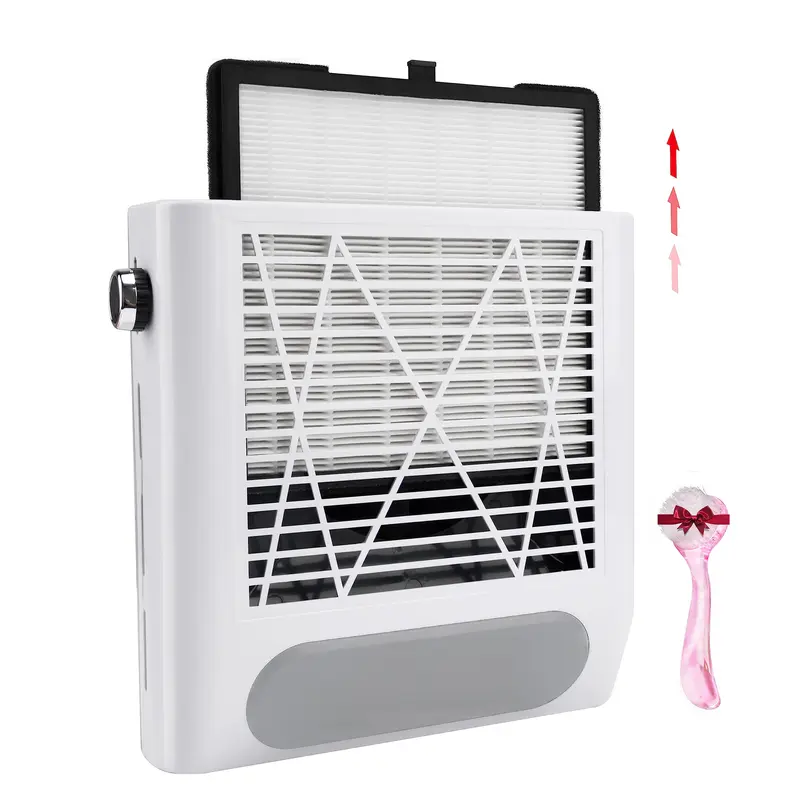 CoFashion Aspirateur Collecteur de Poussière pour Ongles – 80W, Puissant et Polyvalent