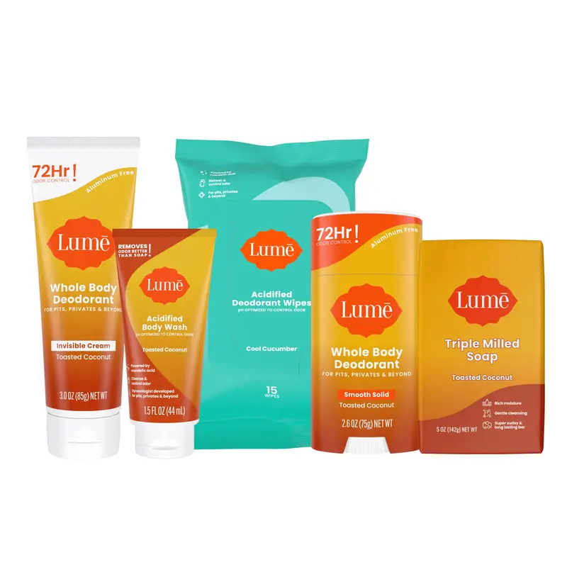 Coffret Cadeau Lume – Soin Corps et Déodorants Sans Aluminium – Coco Torréfié