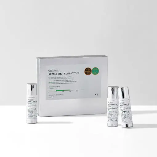 Coffret compact VT Reedle Shot (Reedle Shot 100 10 ml + Reedle Shot 300 10 ml + Reedle Shot 700 10 ml)