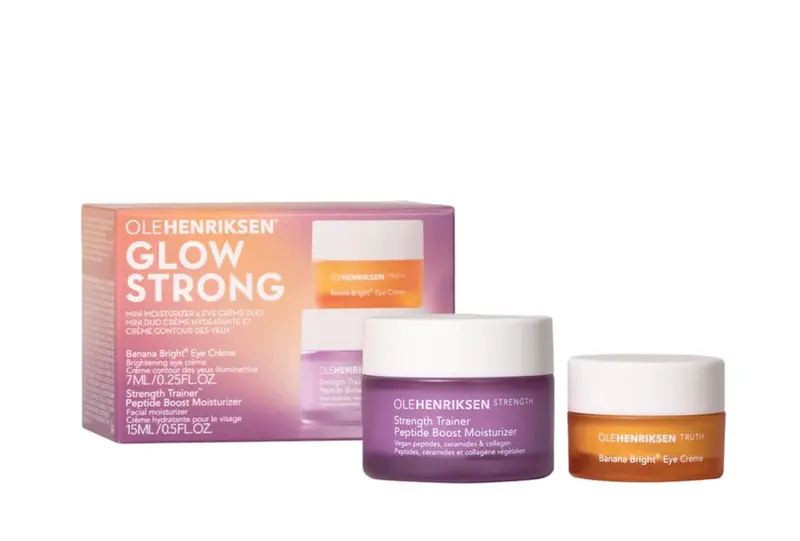 Coffret Hydratation Ole Henriksen – Duo Mini Crèmes Yeux Banana Bright+ et Peptide Boost