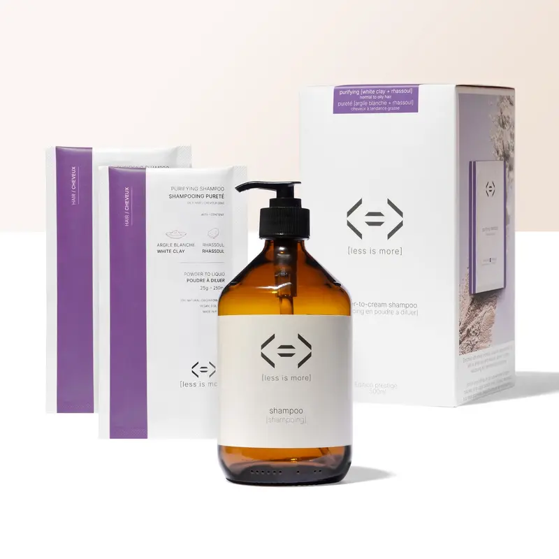 coffret prestige - shampoing pureté 500 ml [argile blanche + rhassoul]
