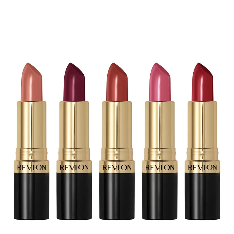 Coffret rouge a levres REVLON – 5 teintes creme, confort hydratant (755, 477, 535, 805 et 810)