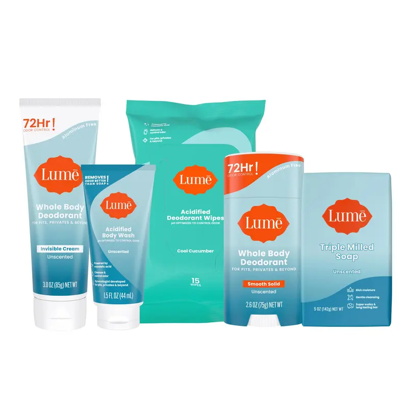Coffret Soin Lume – Déodorant Corps Sans Aluminium, Parfum Neutre (Pack Découverte)