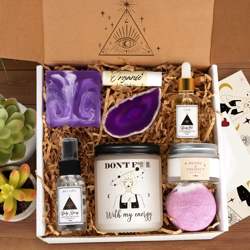 Coffret Soin pour Femmes Frerdui – Cadeaux Bien-Être, Détente et Sérénité
