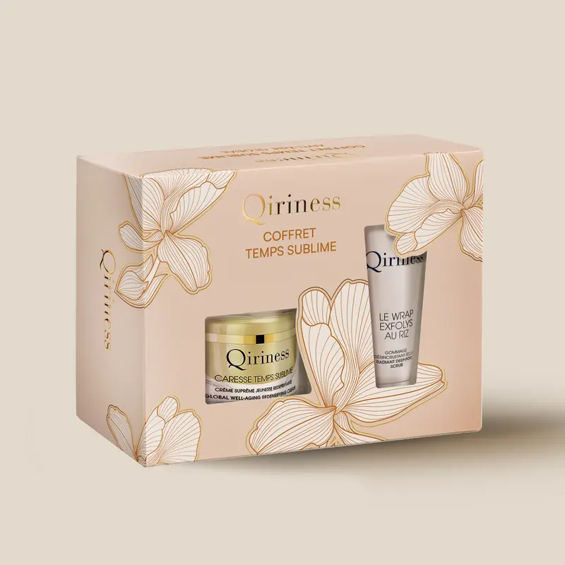 Coffret Temps Sublime – Rituel Anti-Âge Global Crème et Gommage