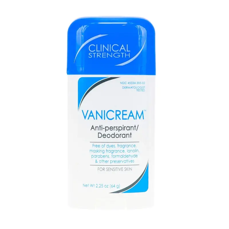 Coffret Vanicream Antitranspirant Déodorant Force Clinique – Peau sensible, 2 x 64 g