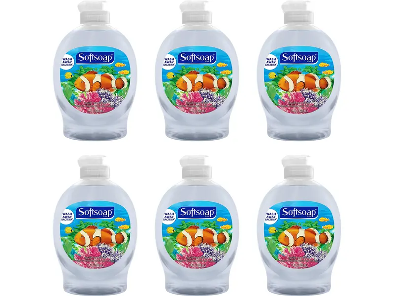 Colgate Softsoap Savon liquide pour les mains – Aquarium, lot de 6, env. 222 ml chacun