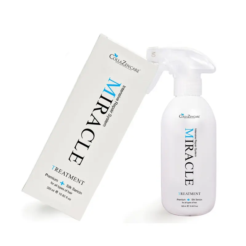 CollaZen Care Miracle Treatment Séricine Hydrolysée – Cheveux Tous Types, Fabriqué en Corée, Testé Sans Cruauté