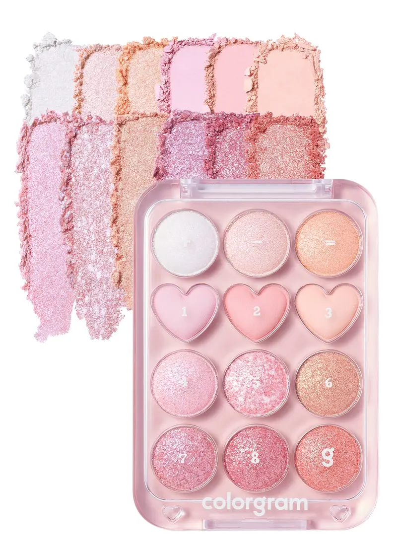 COLORGRAM Pin Point Palette Yeux 04 Éclat et Froid – Ombres quotidiennes ultra-mélangeables