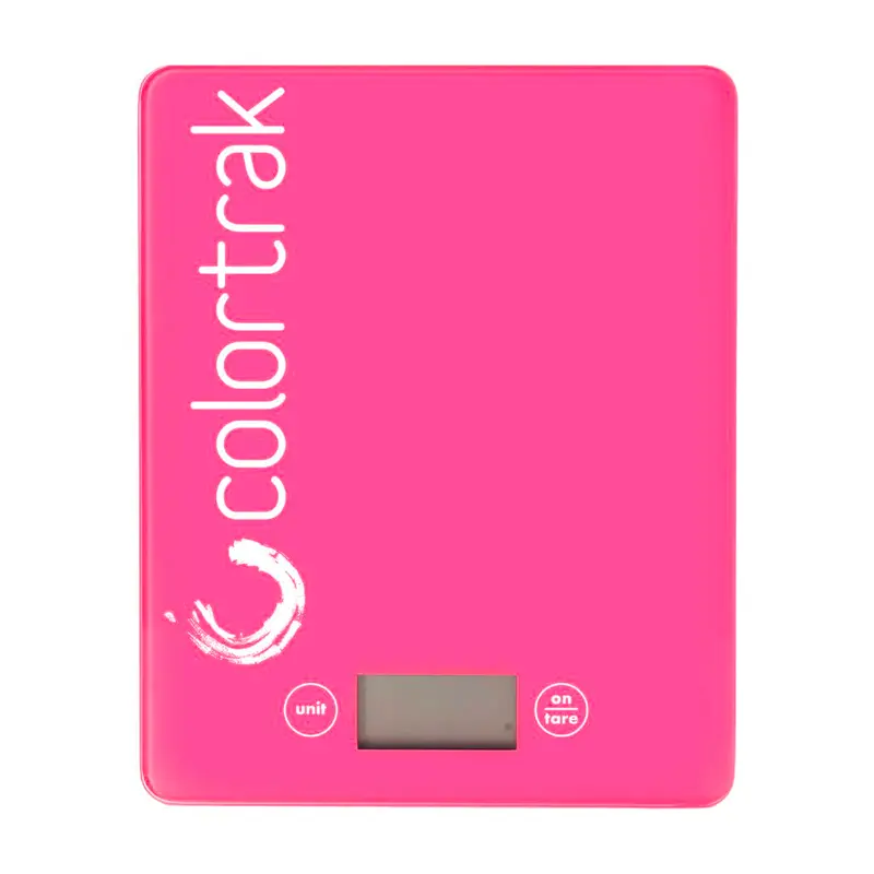 Colortrak Balance Numérique – Balance Digitale en Verre Trempé, Mesures en Livres, Onces, ML, Grammes et Kilogrammes, Design 8 x 6,5 pouces