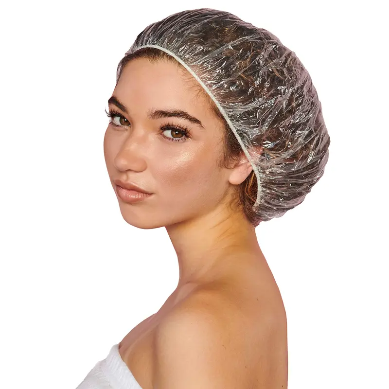 Colortrak Cap Bouffant Professionnel Jetable – Extra Large, Transparent, 100 Pièces
