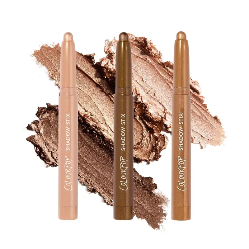 ColourPop Shadow Stix Trio – Fards à paupières crème nacrée vegan et cruelty-free (3 sticks)