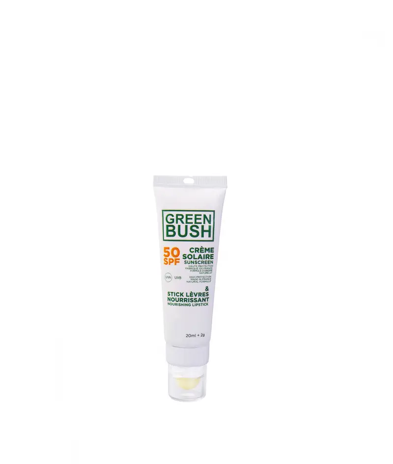Combi Crème solaire SPF 50 & Stick lèvres nourrissant