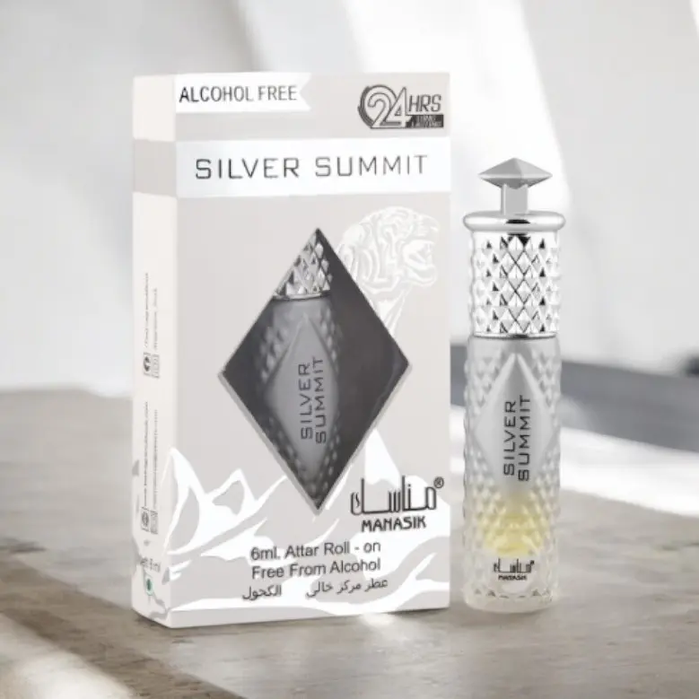 Concentré de parfum dubai roll on silver summit