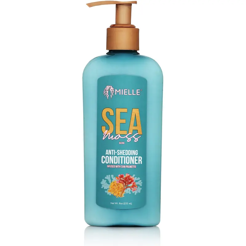 Conditionneur Hydratant Sea Moss Anti-Chute – Mielle Organics – Cheveux Secs Fortifiés et Moins de Casse – 8 Oz