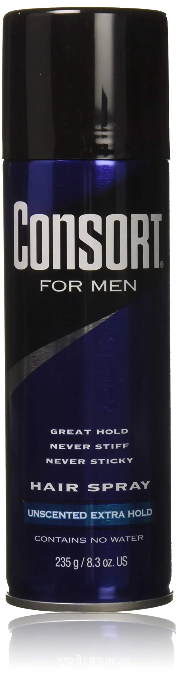 Consort Spray Coiffant pour Homme Sans Parfum – Fixation Extra Hold 8,30 oz (Pack de 3)