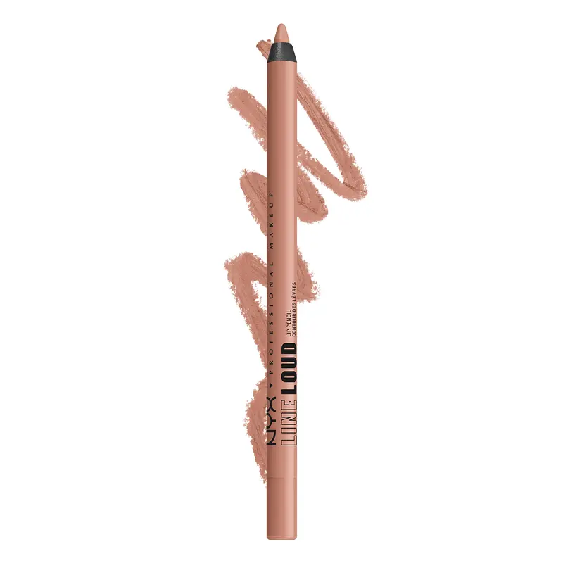Contour Lèvres Line Loud NYX PROFESSIONAL MAKEUP – Crayon longue tenue et pigmenté, Goal Crusher (Beige moyen)