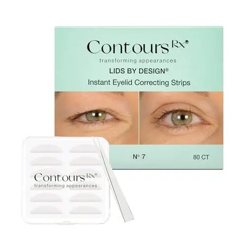 Contours Rx Lids by Design N°7 – Bandes de levage instantané des paupières (80 unités) – non chirurgical