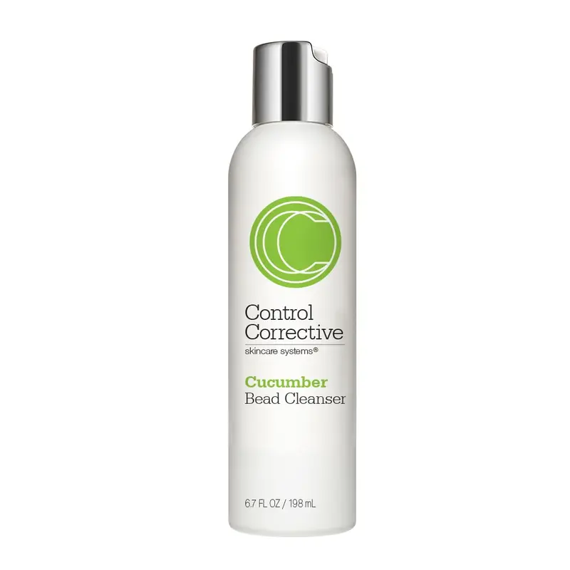 CONTROL CORRECTIVE – Nettoyant gommant au concombre avec billes de jojoba, 6,7 oz | Exfoliation douce pour tous types de peau