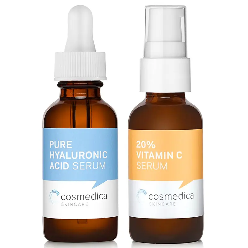 Cosmedica Skincare Set – Sérum Vitamin C et Sérum Hyaluronique Pur