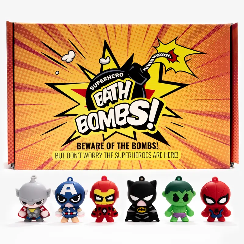 Cosmetics Stories Bombe de Bain Super-Héros – Bio et Surprises à Découvrir
